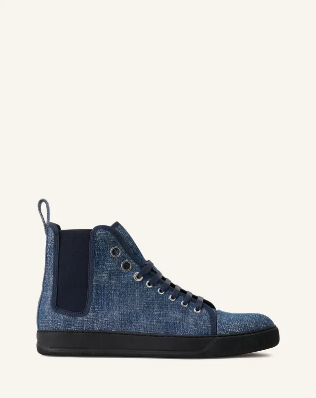 DBB1 HIGH TOP DENIM SNEAKERS sold by Lanvin