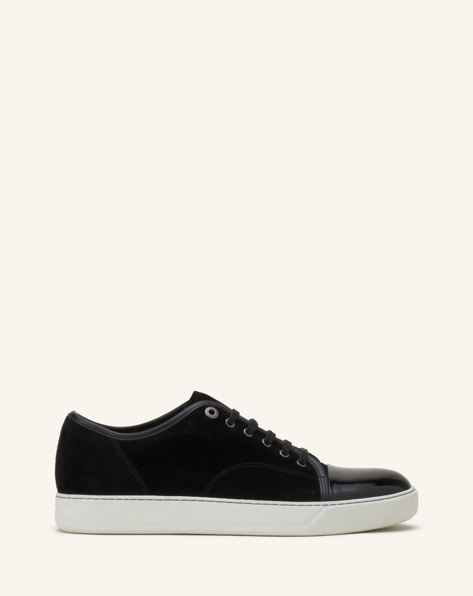 DBB1 PATENT LEATHER AND SUEDE SNEAKERS sold by Lanvin