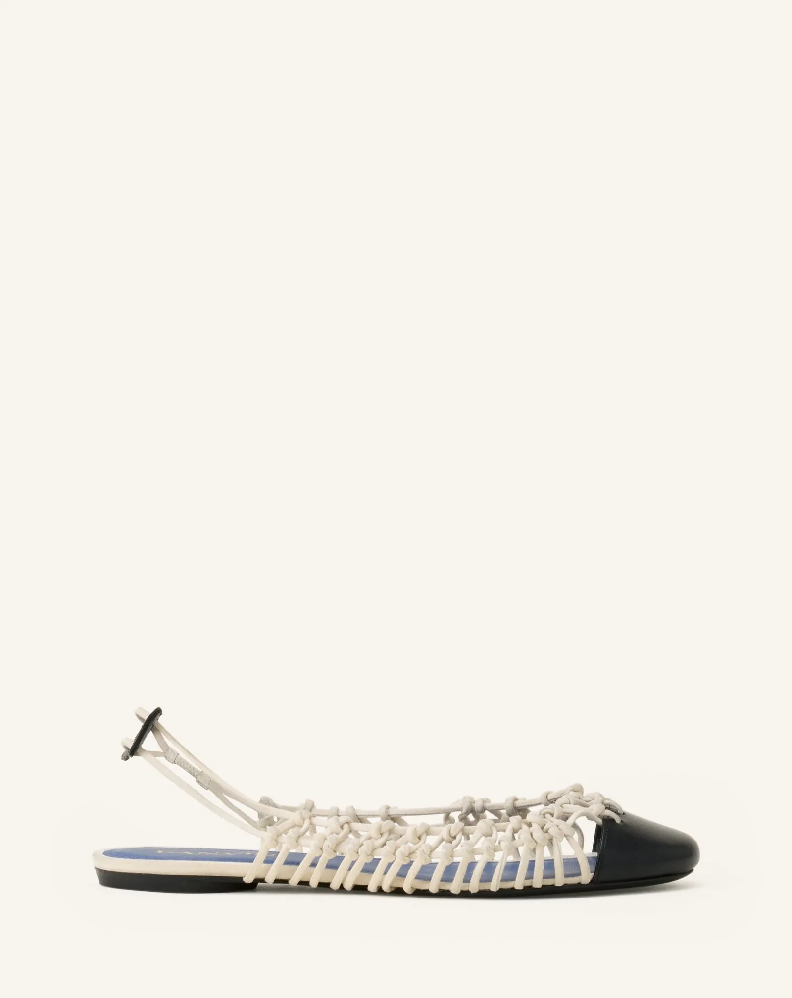 KNITLINE SLINGBACK BALLERINA IN LEATHER sold by Lanvin