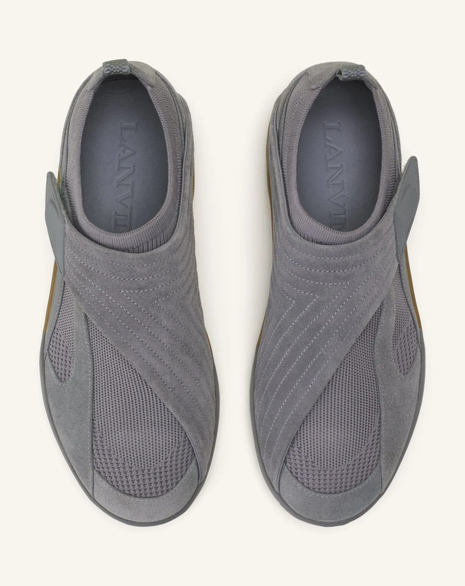 LNV1 KNIT AND SUEDE SNEAKERS sold by Lanvin product image thumbnail 4