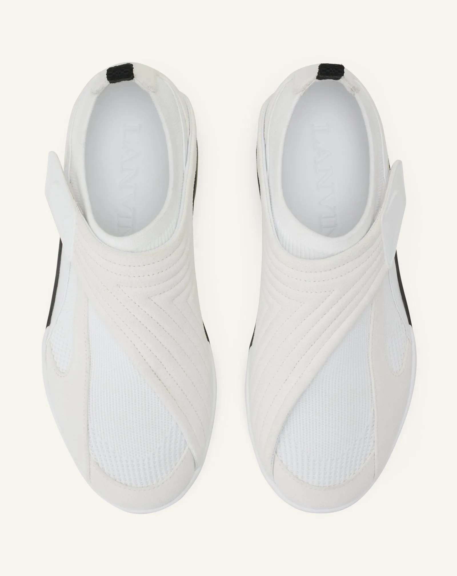 LNV1 KNIT AND SUEDE SNEAKERS sold by Lanvin product image thumbnail 4