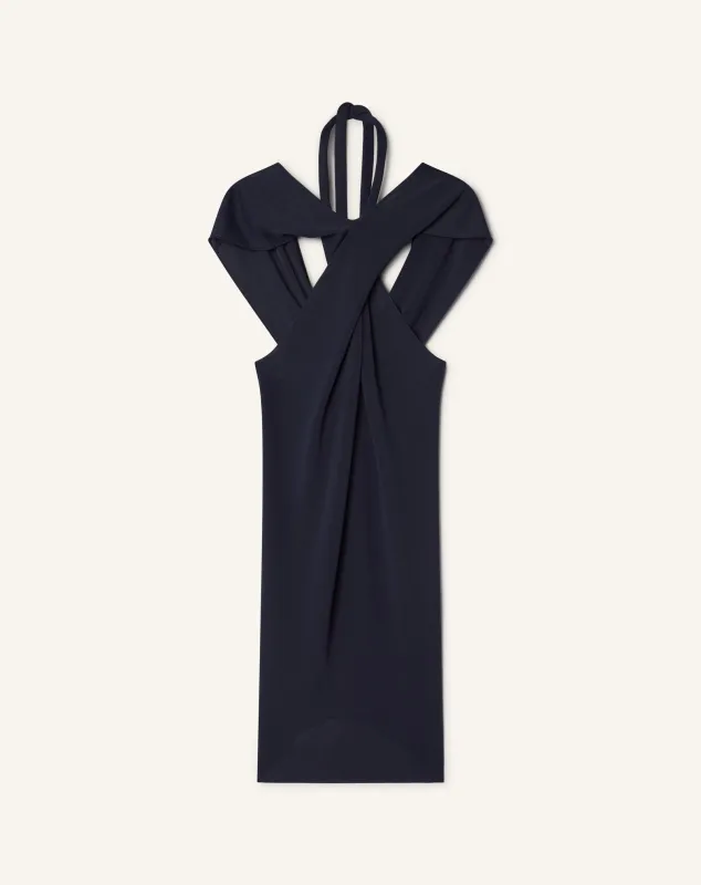 TIE-NECK TOP IN VISCOSE made by Lanvin