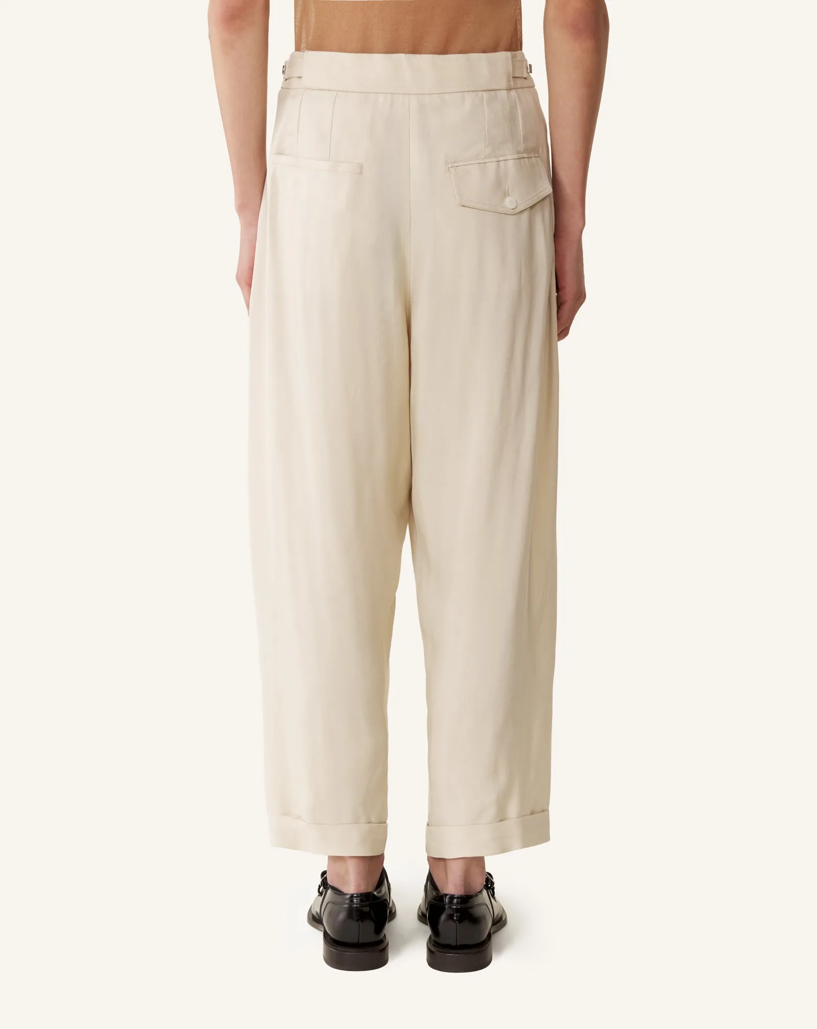 LOOSE-FIT PANTS IN VISCOSE sold by Lanvin product image thumbnail 4