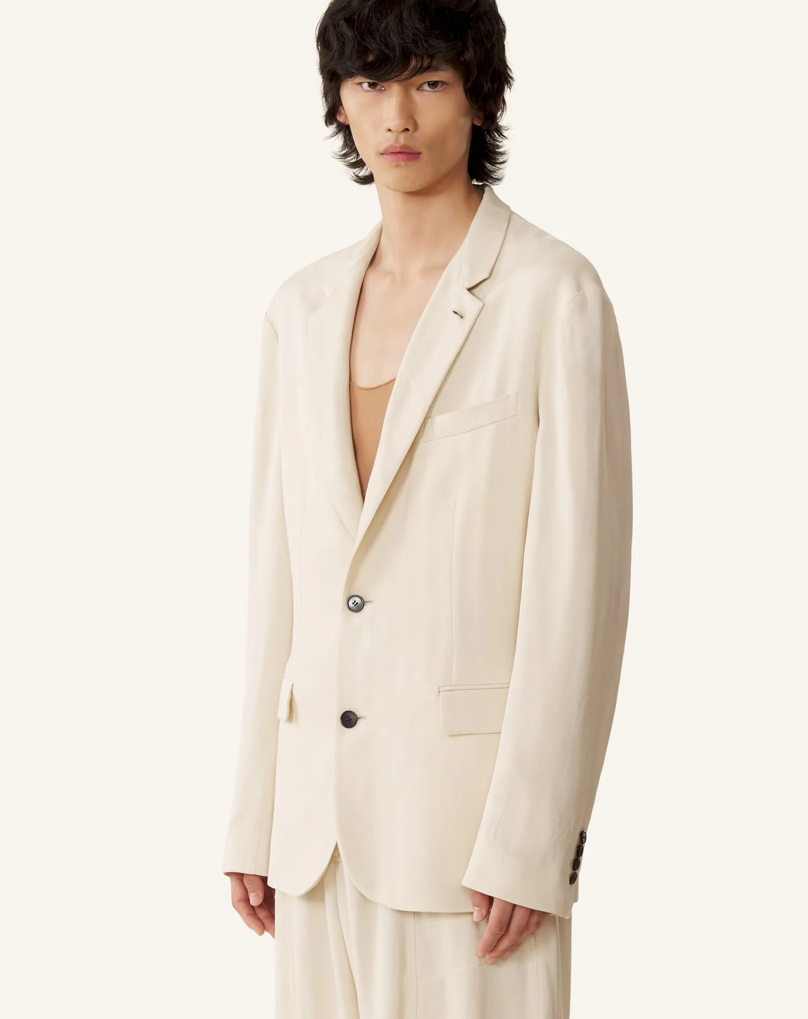 VISCOSE JACKET WITH STAND-UP COLLAR sold by Lanvin product image thumbnail 3