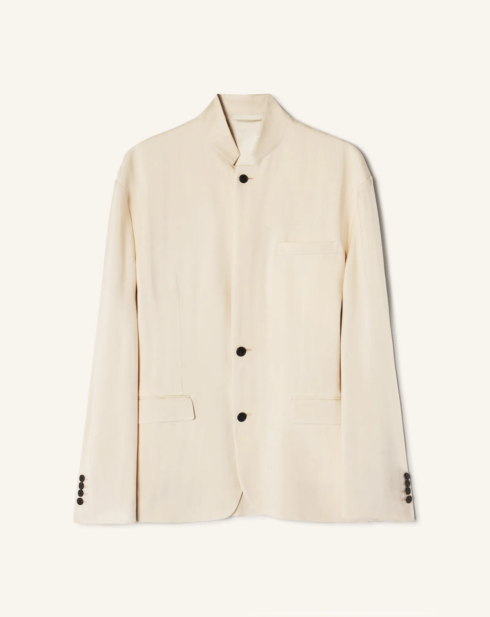 VISCOSE JACKET WITH STAND-UP COLLAR sold by Lanvin