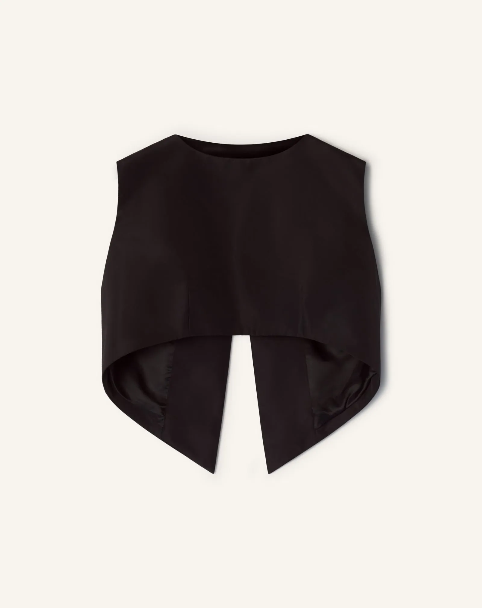 SILK FAILLE CROPPED TOP sold by Lanvin