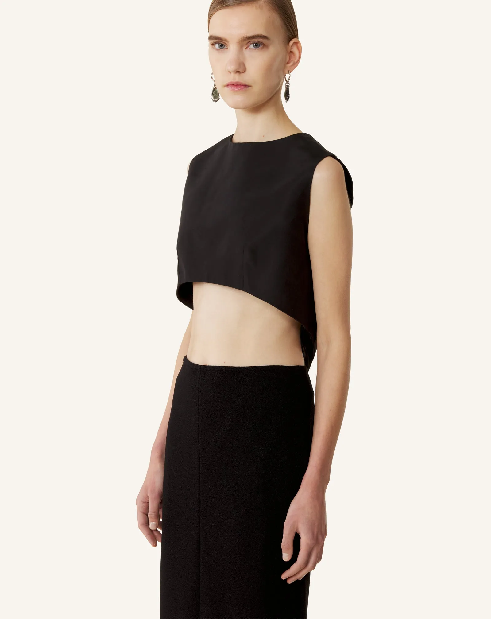 SILK FAILLE CROPPED TOP sold by Lanvin product image thumbnail 3