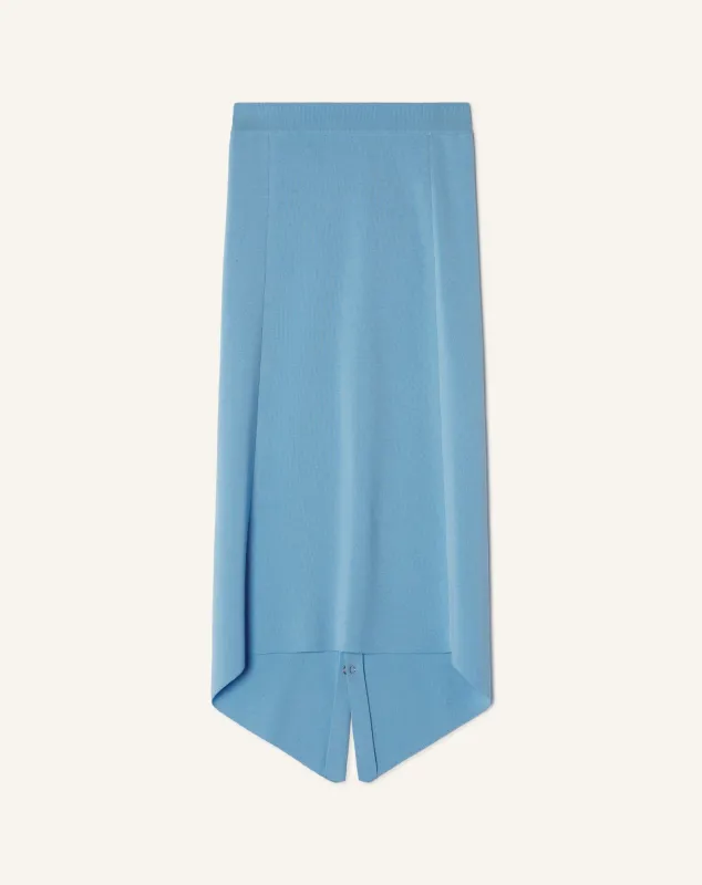 BUTTONED LONG SKIRT IN MERINO WOOL made by Lanvin