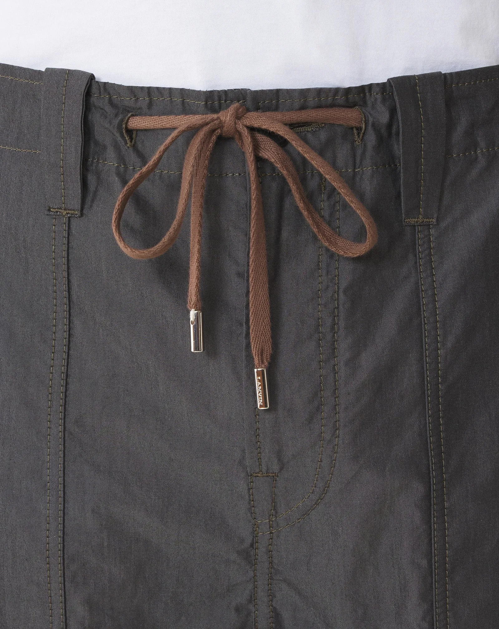 WIDE-LEG CHAMBRAY PANTS sold by Lanvin product image thumbnail 5