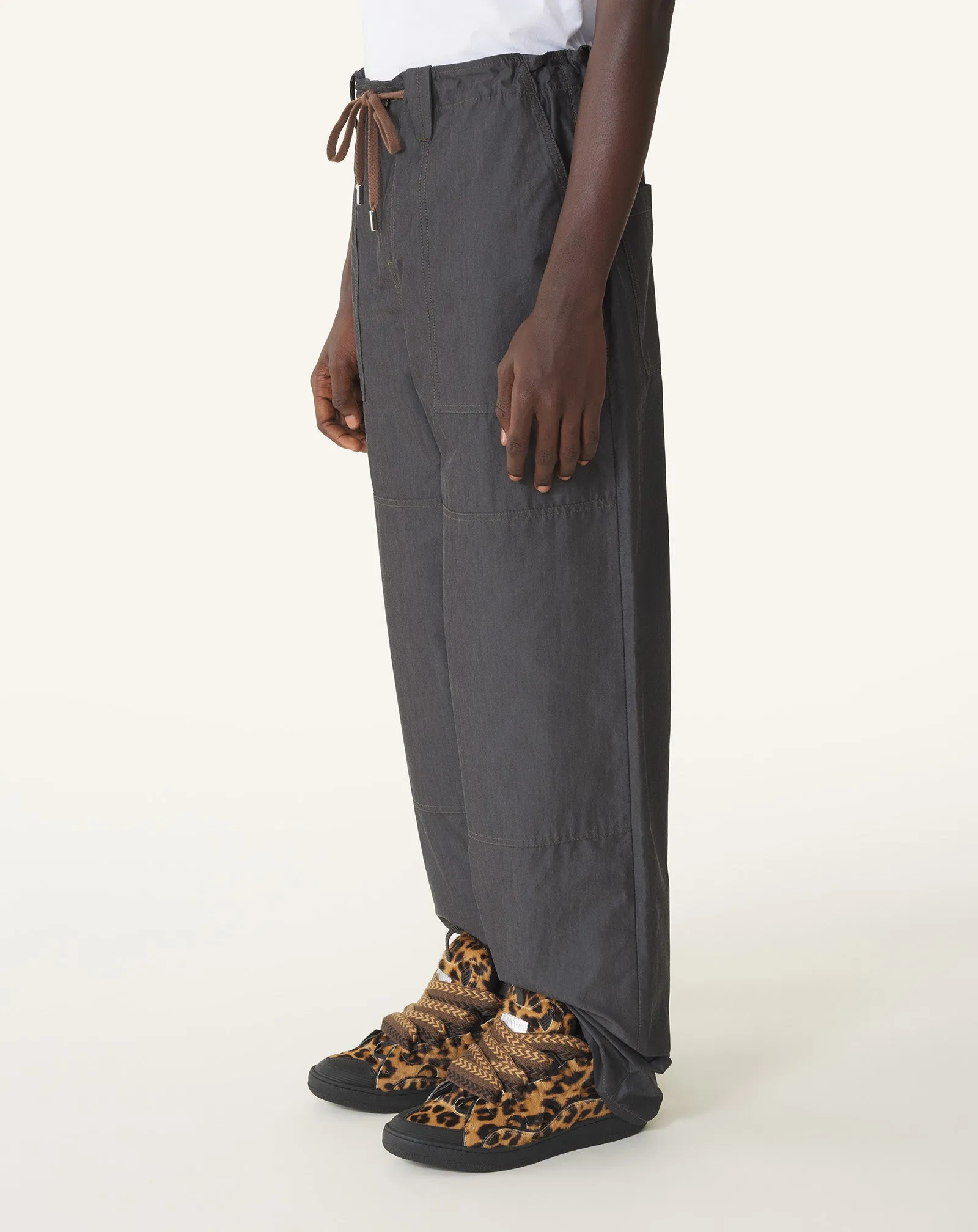 WIDE-LEG CHAMBRAY PANTS sold by Lanvin product image thumbnail 3