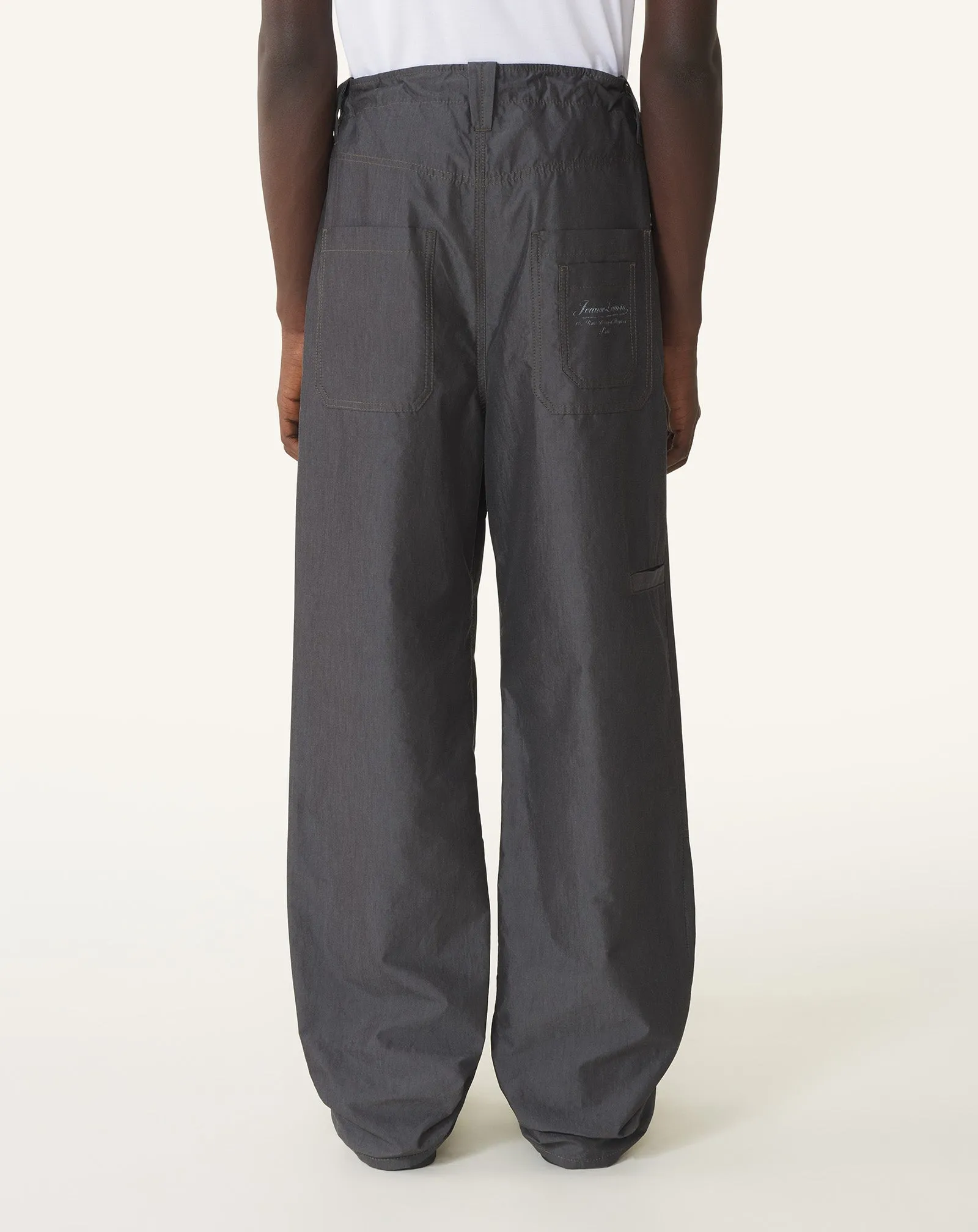 WIDE-LEG CHAMBRAY PANTS sold by Lanvin product image thumbnail 4