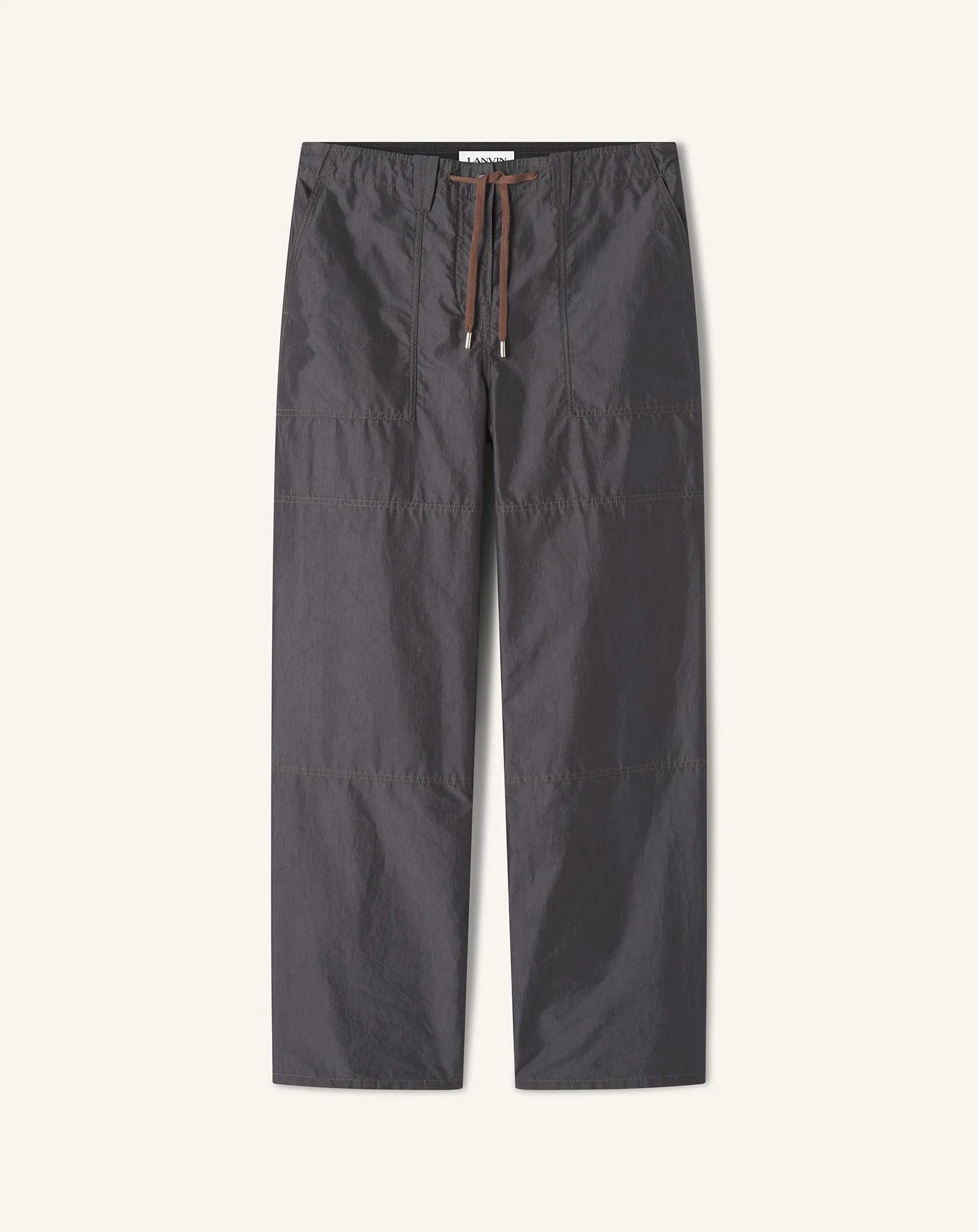 WIDE-LEG CHAMBRAY PANTS sold by Lanvin