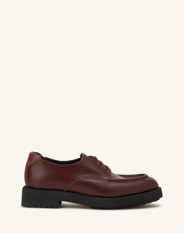DERBY SHOES IN SOFT LEATHER made by Lanvin