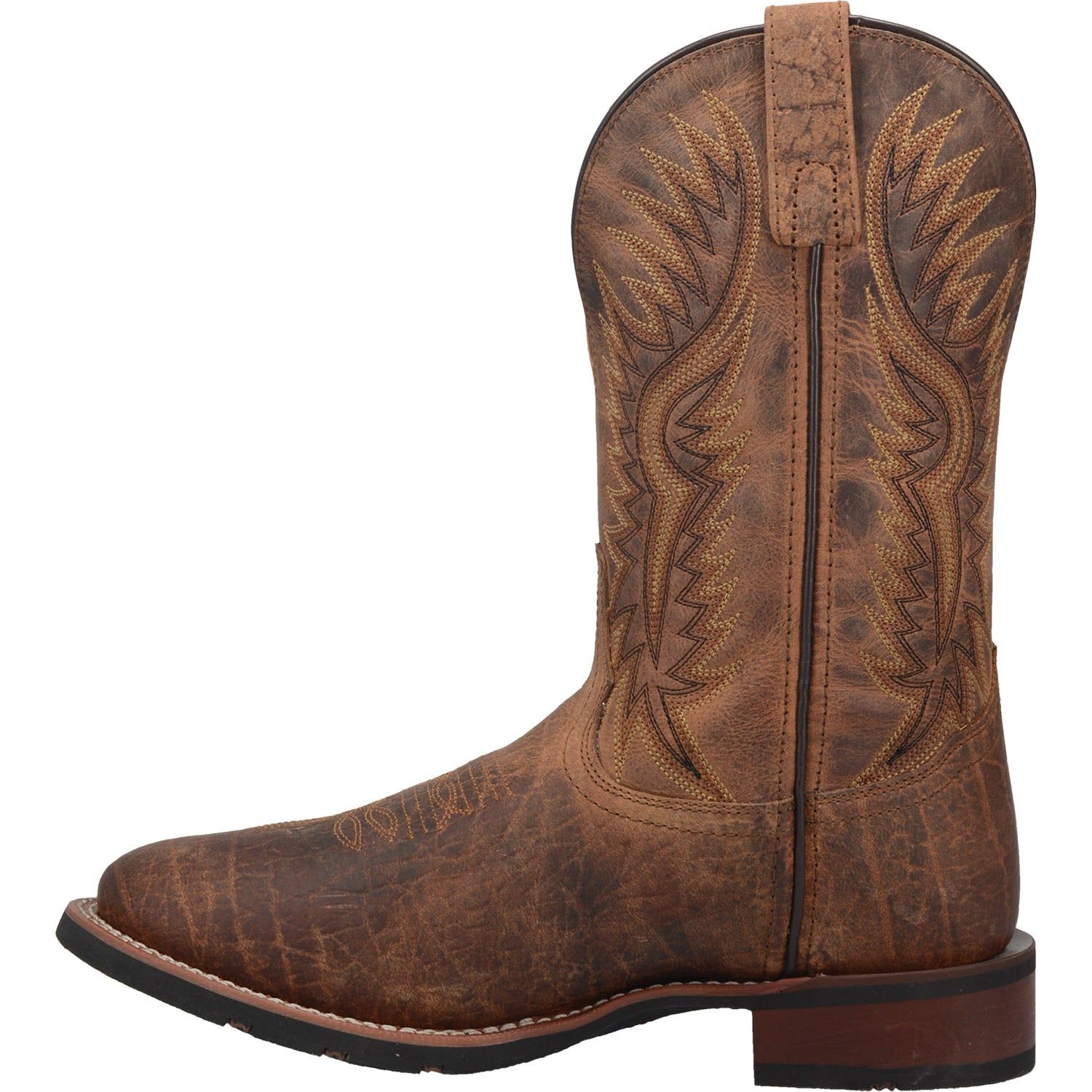 Laredo Mens Brown Pinewood 11in Cowboy Boots Leather sold by Laredo product image thumbnail 4