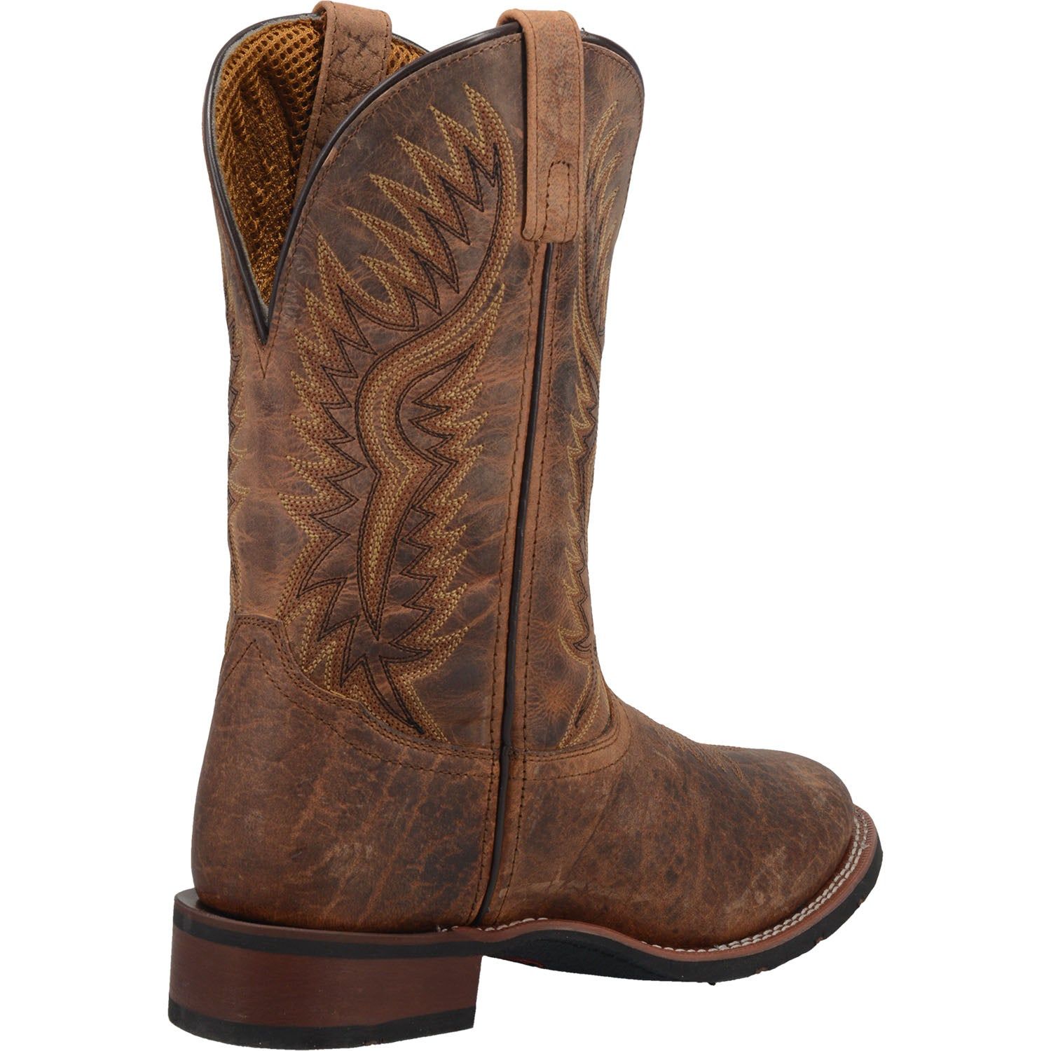 Laredo Mens Brown Pinewood 11in Cowboy Boots Leather sold by Laredo product image thumbnail 2