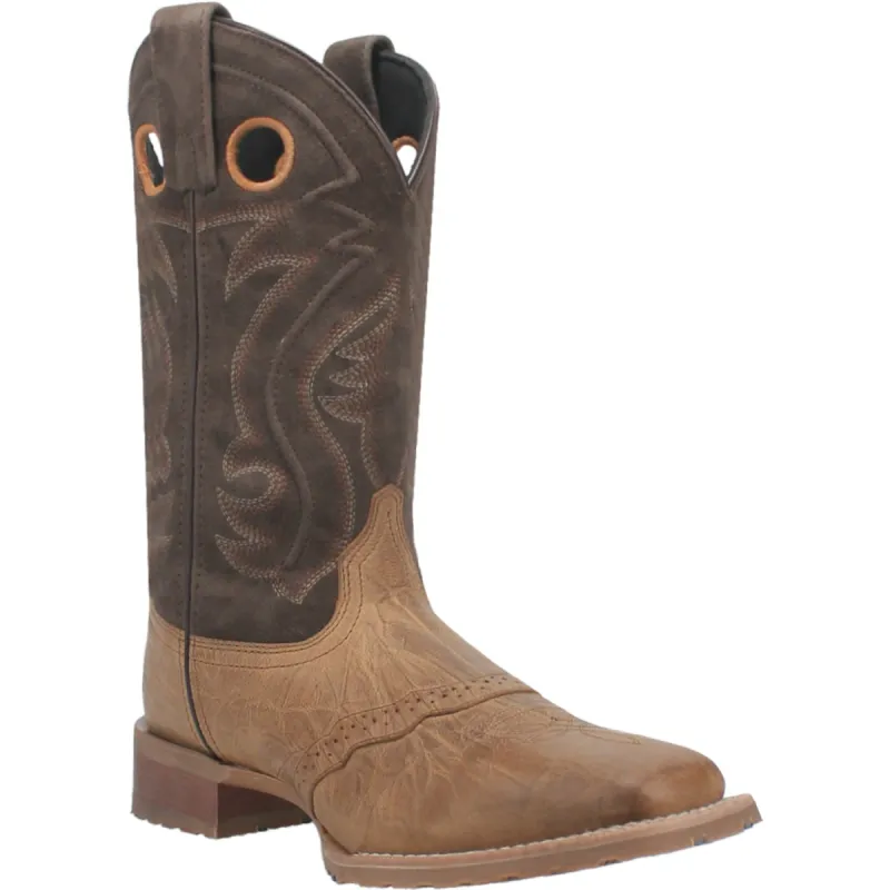 Laredo Mens Jennings Taupe Leather Western Work Boots sold by Laredo
