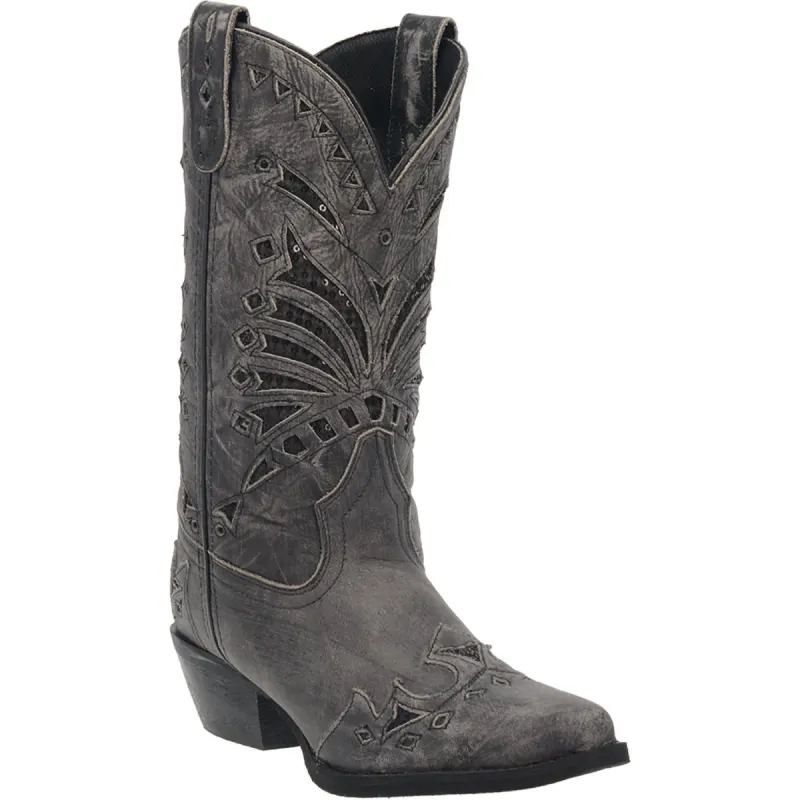 Laredo Womens Stevie Cowboy Boots Leather Black sold by Laredo