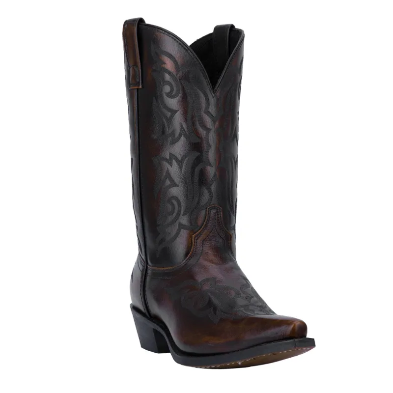Laredo Mens Hawk Cowboy Boots Leather Burnished Gold sold by Laredo