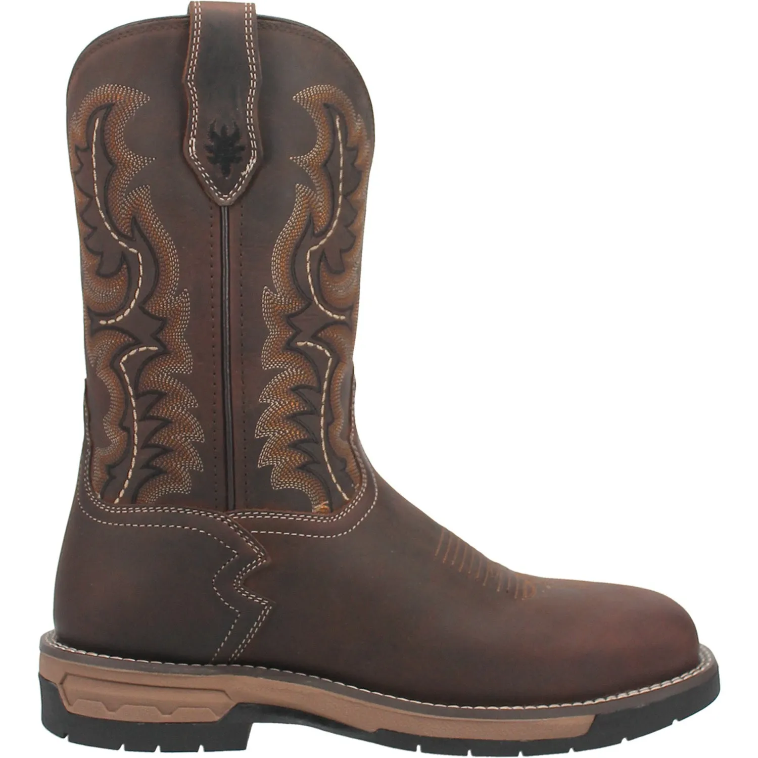 Laredo Mens Stringfellow Steel Toe Brown Leather Work Boots sold by Laredo product image thumbnail 3