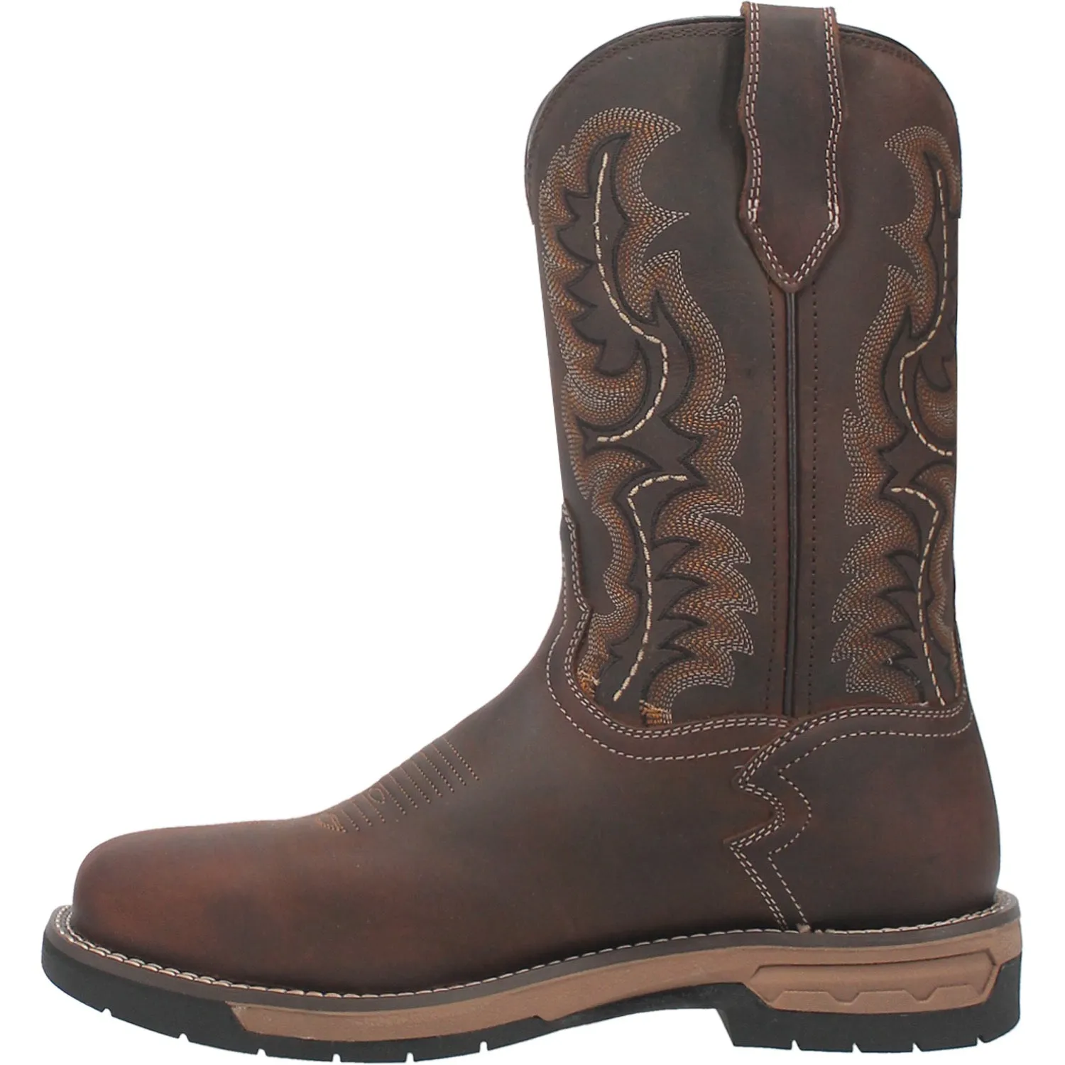 Laredo Mens Stringfellow Steel Toe Brown Leather Work Boots sold by Laredo product image thumbnail 4