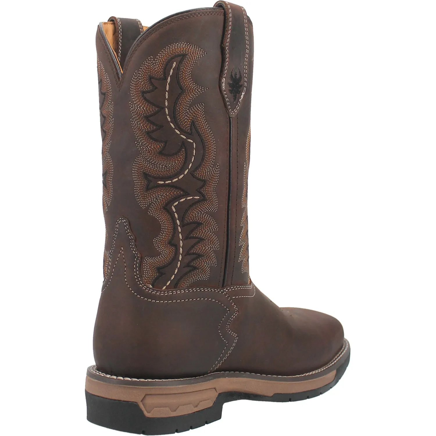 Laredo Mens Stringfellow Steel Toe Brown Leather Work Boots sold by Laredo product image thumbnail 2