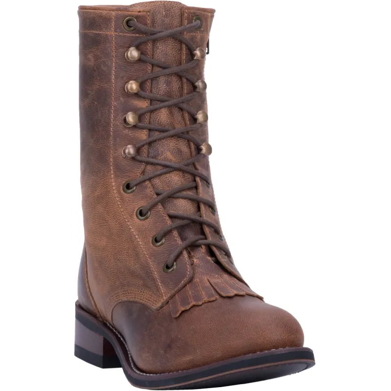 Laredo Womens Sara Rose Cowboy Boots Leather Tan sold by Laredo