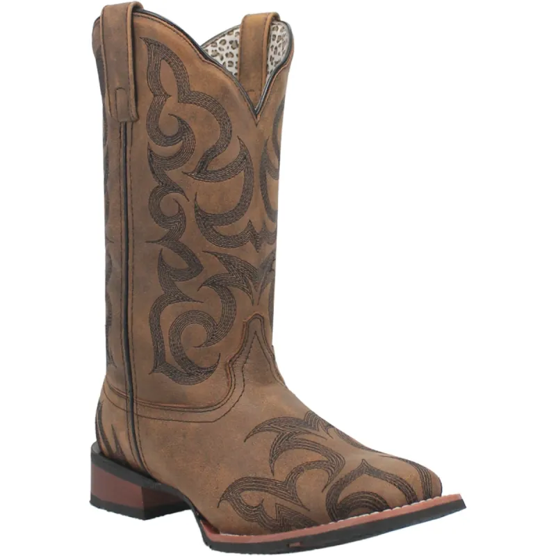 Laredo Womens Sariah Tan Leather Cowboy Boots sold by Laredo