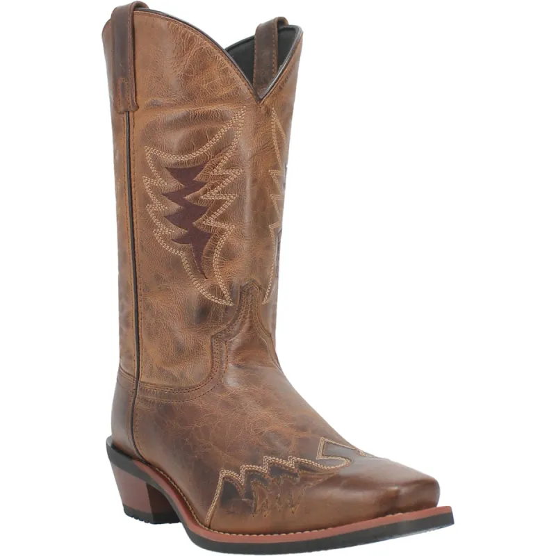 Laredo Mens Williams Tan Leather Western Work Boots sold by Laredo