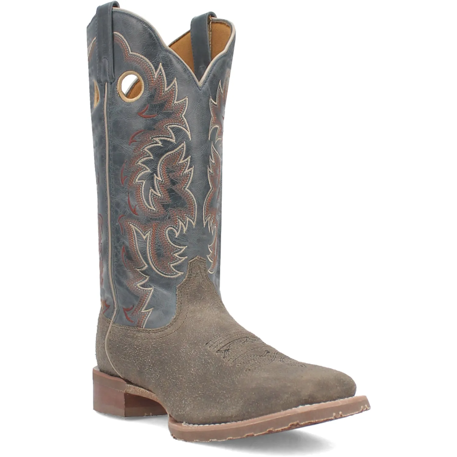Laredo Mens Summit Grey Leather Western Work Boots sold by Laredo