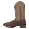 Laredo Mens Elias Chocolate/Tan Leather Western Work Boots sold by Laredo