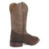 Laredo Mens Elias Chocolate/Tan Leather Western Work Boots sold by Laredo