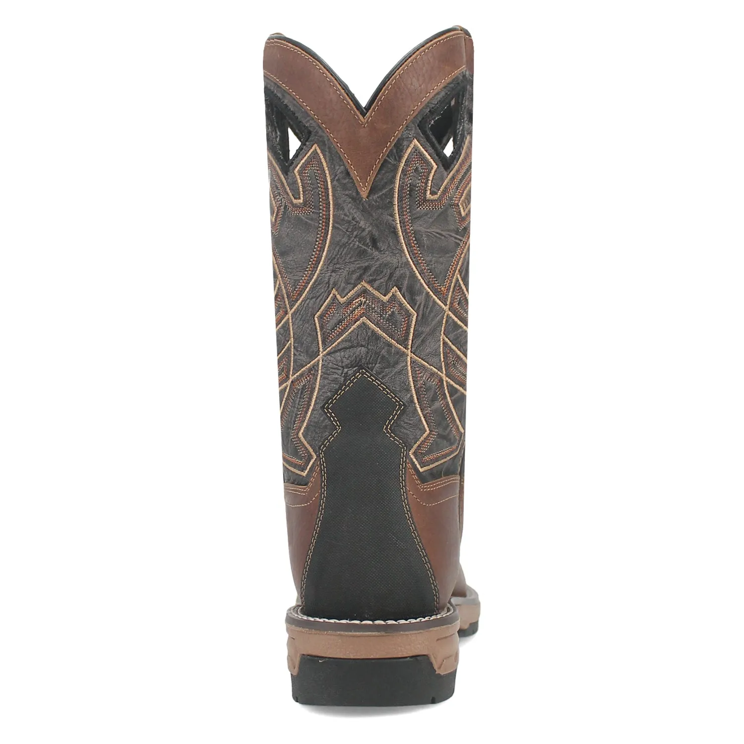 Laredo Mens Nazca Brown/Black Leather Cowboy Boots sold by Laredo product image thumbnail 5