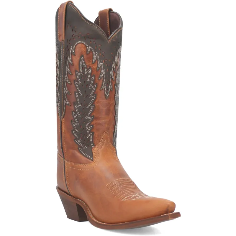 Laredo Womens Farah Honey Leather Cowboy Boots sold by Laredo