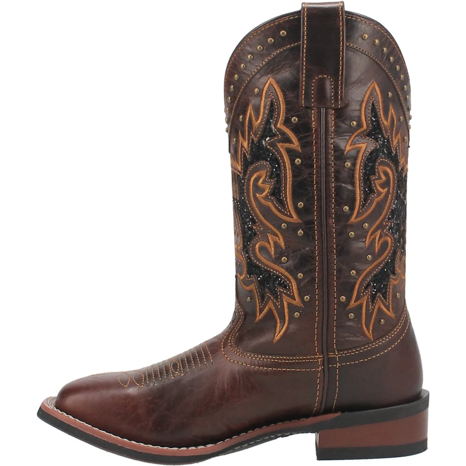 Laredo Womens Lockhart Tan Leather Cowboy Boots sold by Laredo product image thumbnail 4