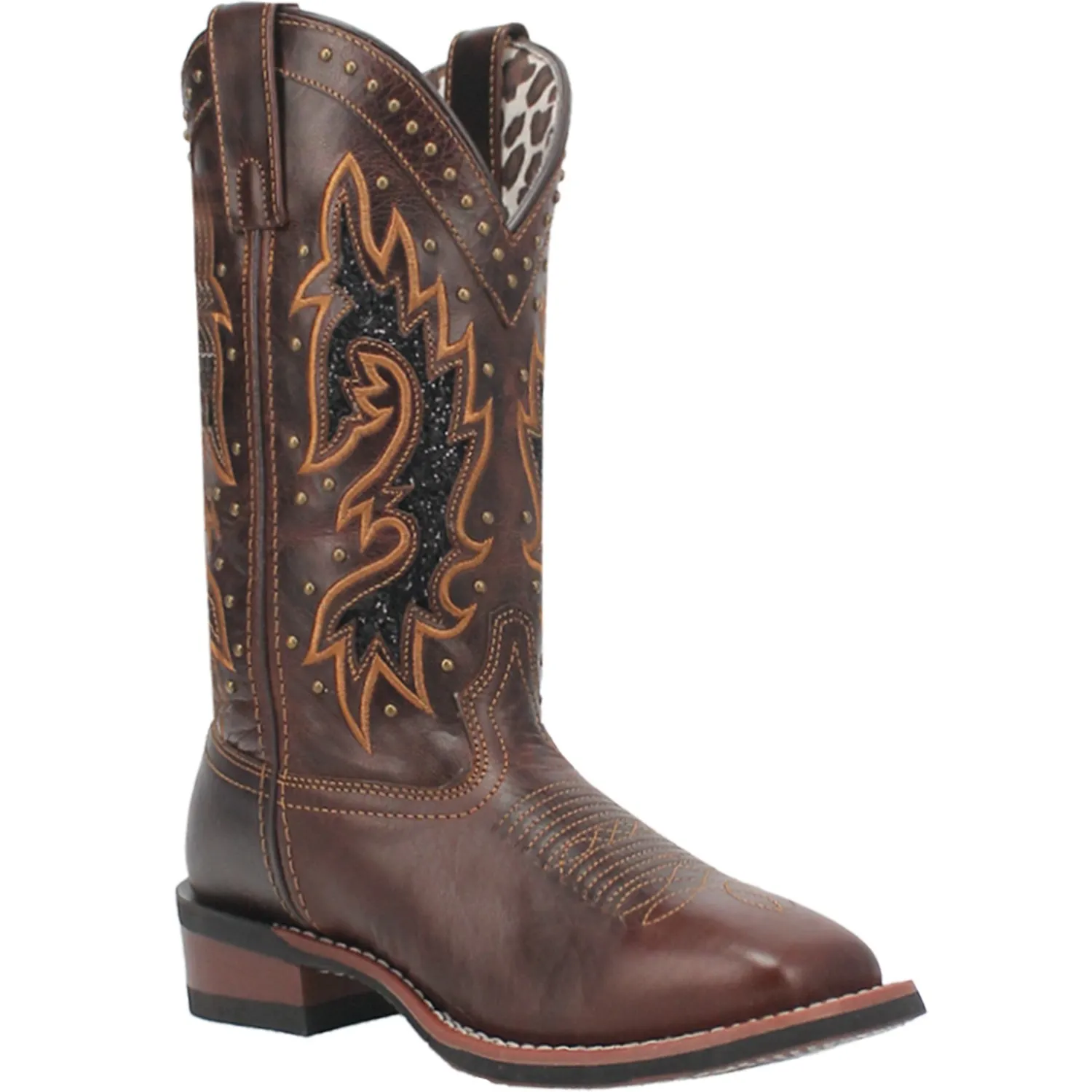 Laredo Womens Lockhart Tan Leather Cowboy Boots sold by Laredo