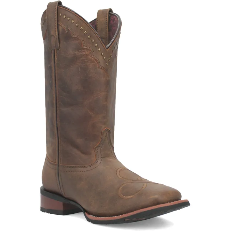 Laredo Womens Wenda Tan Leather Cowboy Boots sold by Laredo