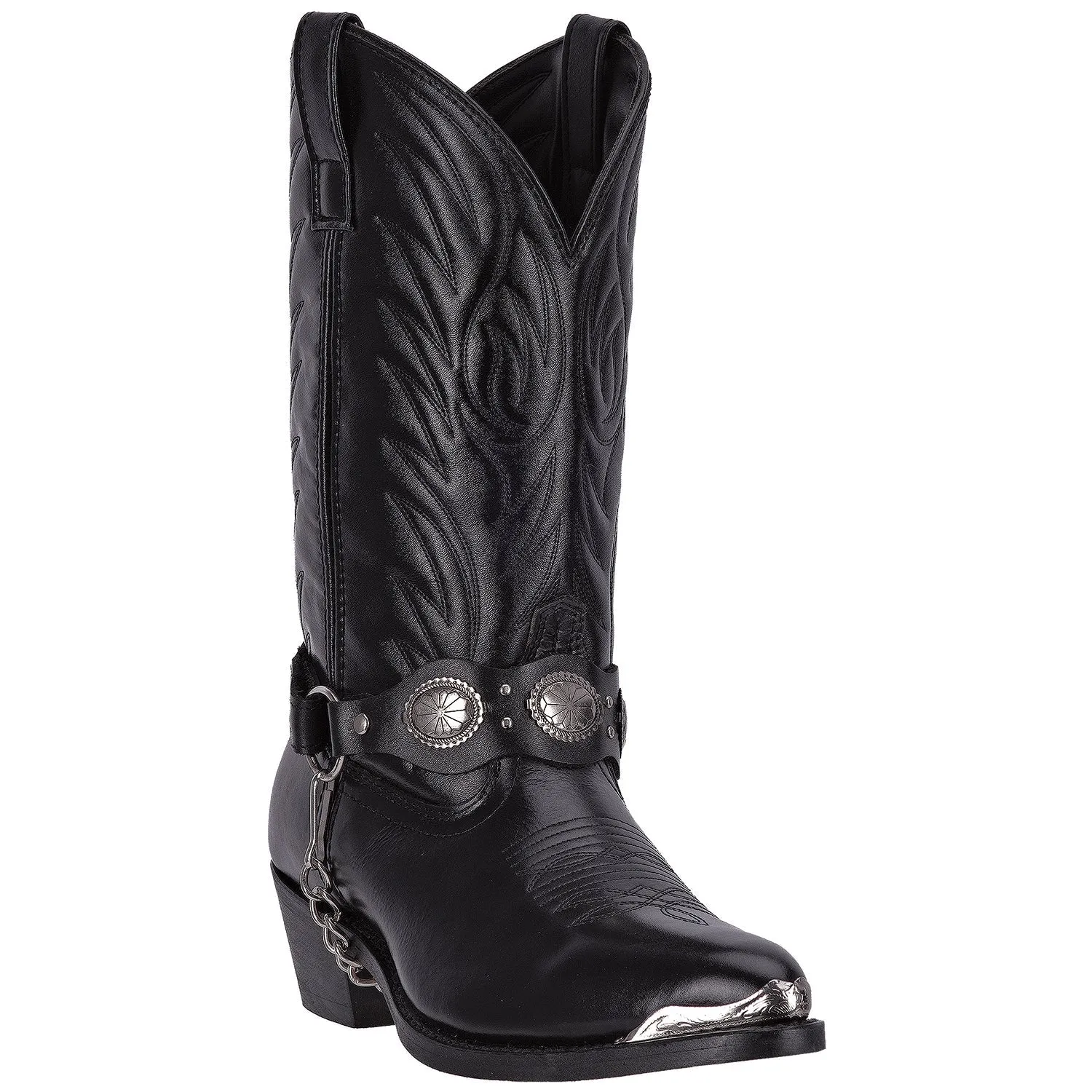 Laredo Mens Tallahassee Cowboy Boots Leather Black sold by Laredo