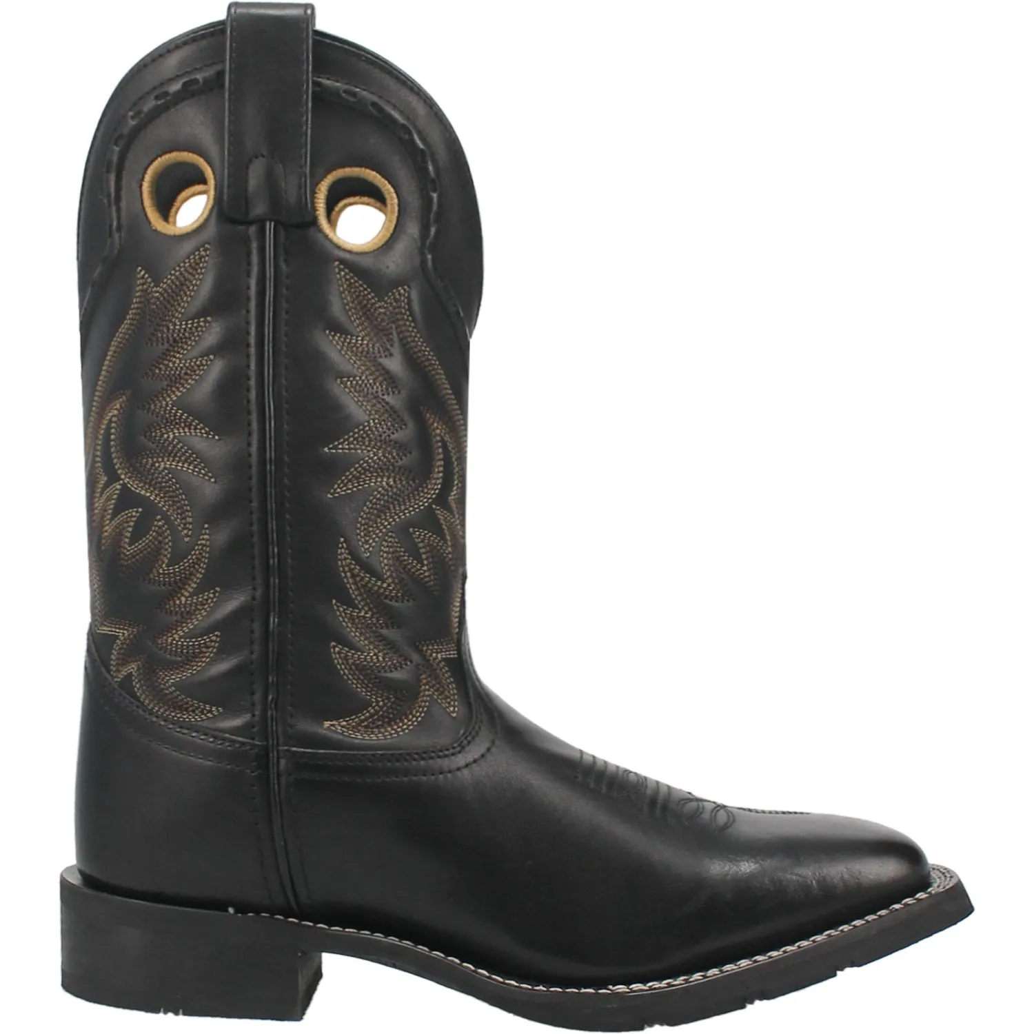 Laredo Mens Kane Black Leather Western Work Boots sold by Laredo product image thumbnail 3