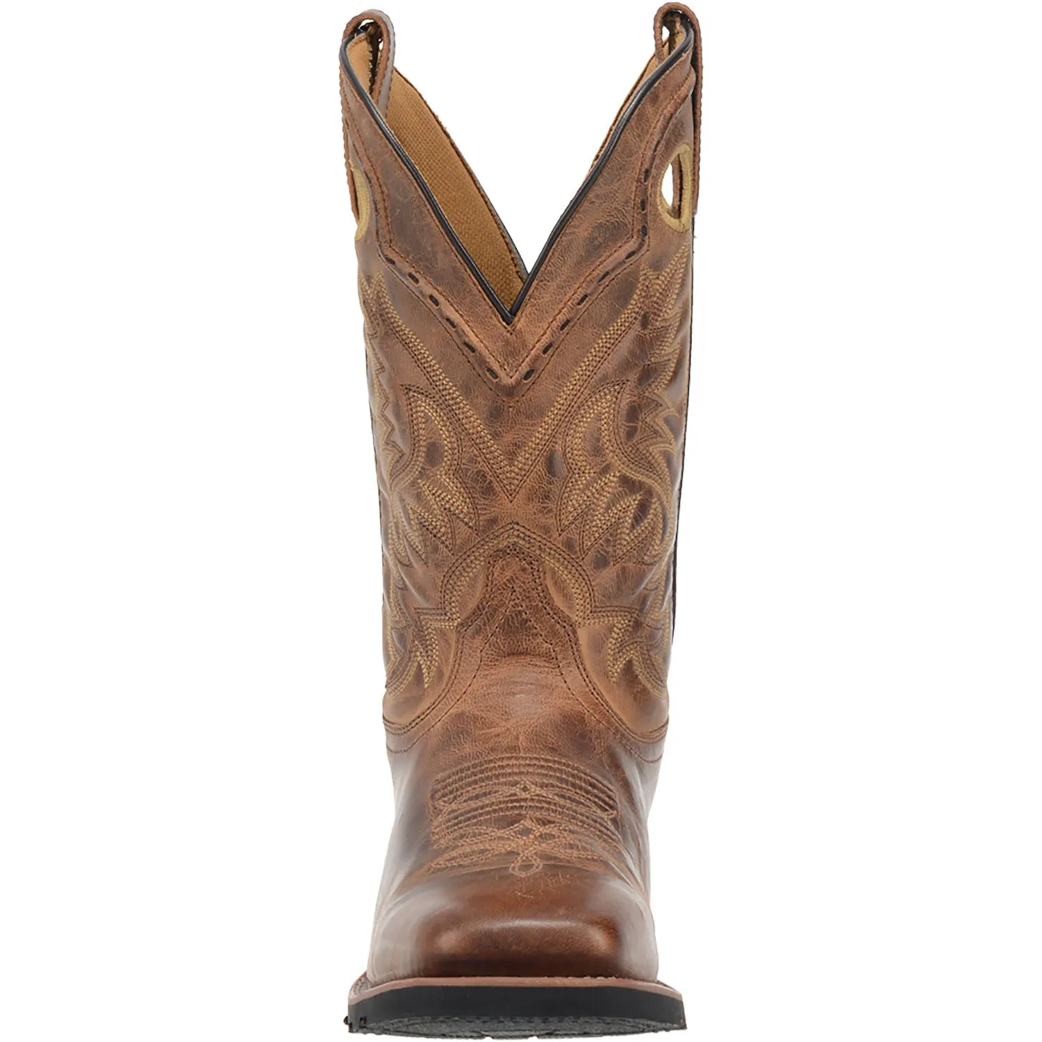 Laredo Mens Tan Kane 11in Square Toe Cowboy Boots Leather sold by Laredo product image thumbnail 5