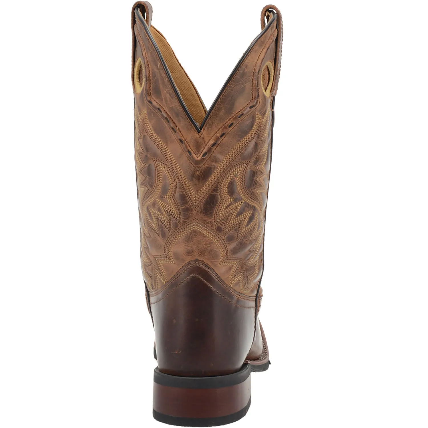 Laredo Mens Tan Kane 11in Square Toe Cowboy Boots Leather sold by Laredo product image thumbnail 4