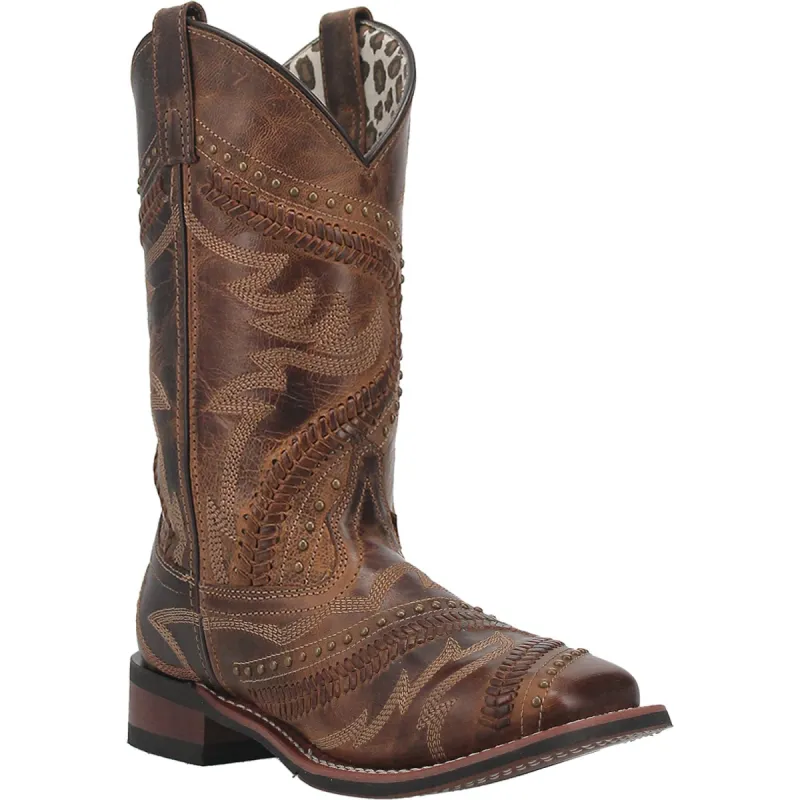 Laredo Womens Charli Cowboy Boots Leather Tan sold by Laredo