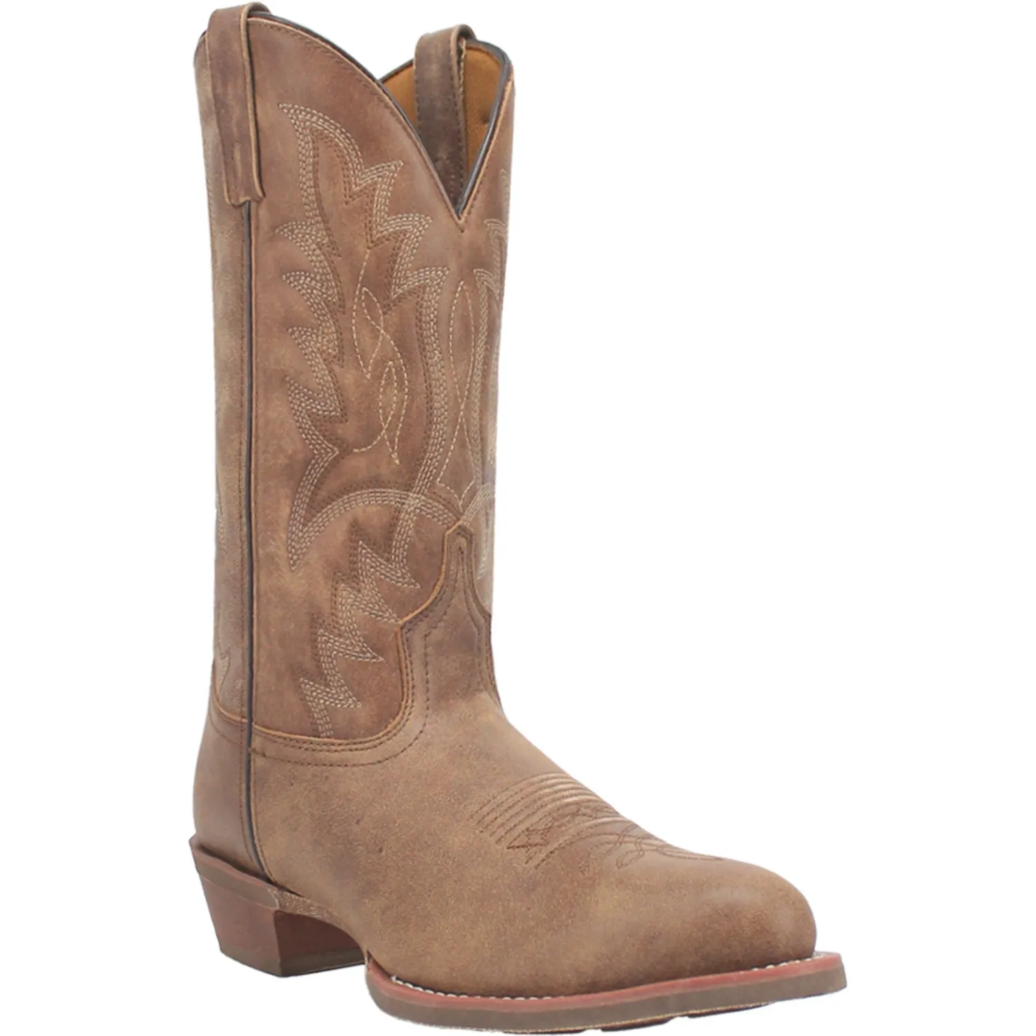 Laredo Mens Weller Tan Leather Western Work Boots sold by Laredo