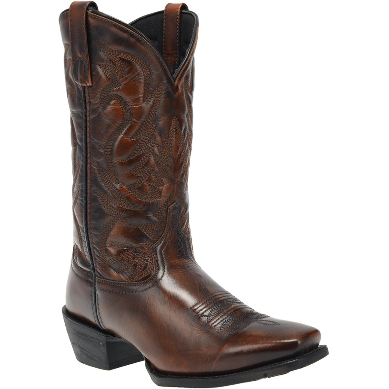 Laredo Mens Tan Cowboy Boots Leather Square Toe sold by Laredo