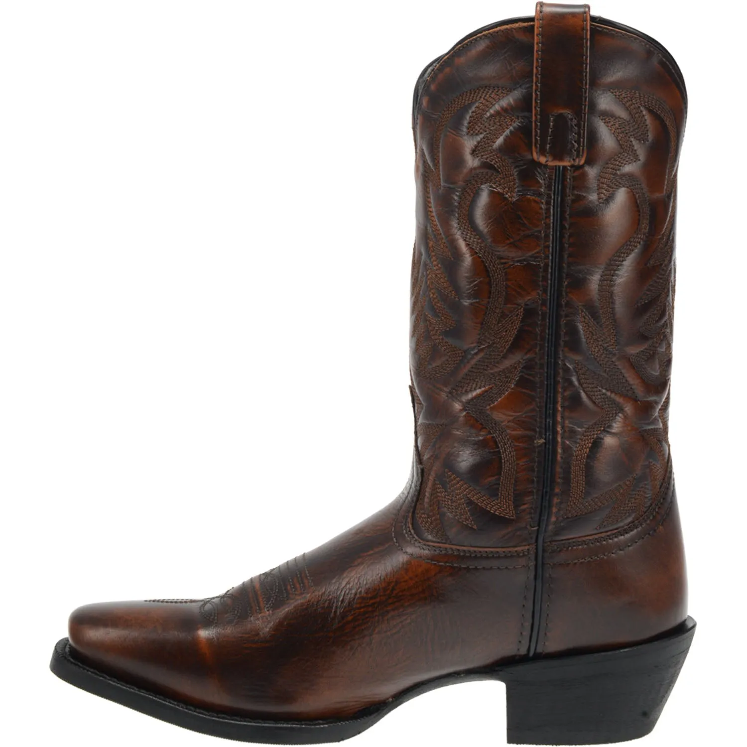 Laredo Mens Tan Cowboy Boots Leather Square Toe sold by Laredo product image thumbnail 3