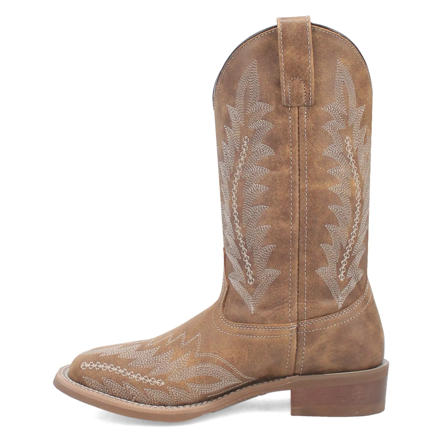 Laredo Womens Cheyenne Tan Leather Cowboy Boots sold by Laredo product image thumbnail 4