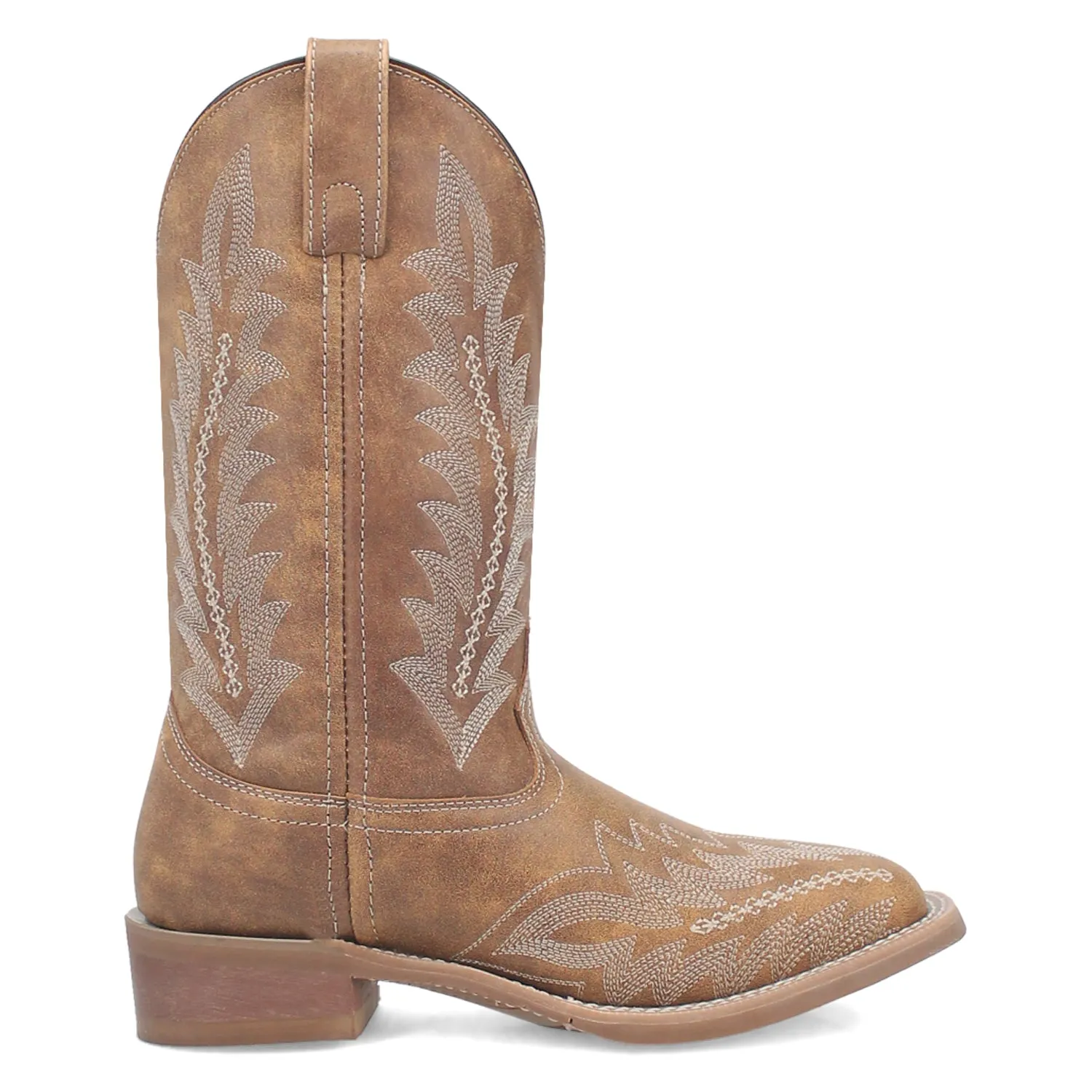 Laredo Womens Cheyenne Tan Leather Cowboy Boots sold by Laredo product image thumbnail 3