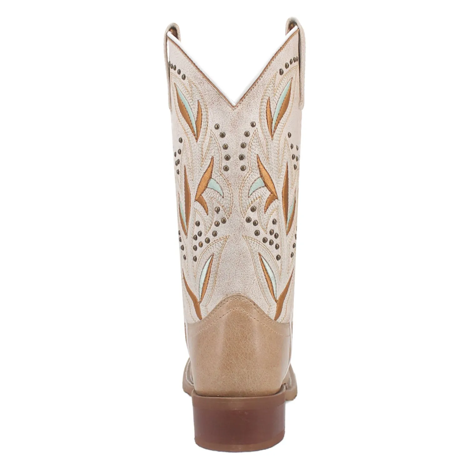 Laredo Womens Lydia Sand/White Leather Cowboy Boots sold by Laredo product image thumbnail 5