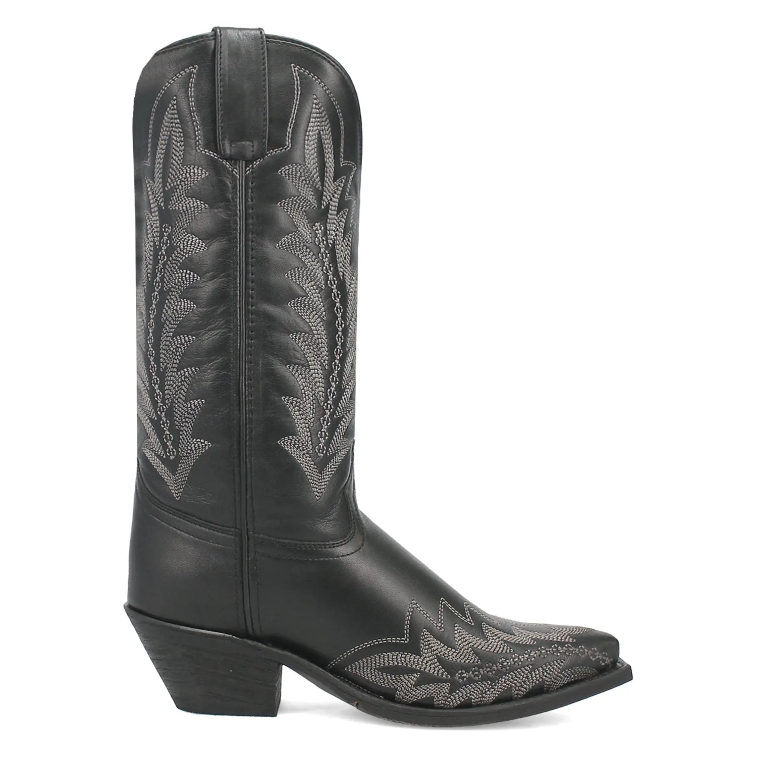 Laredo Womens Emmylee Black Leather Cowboy Boots sold by Laredo product image thumbnail 3