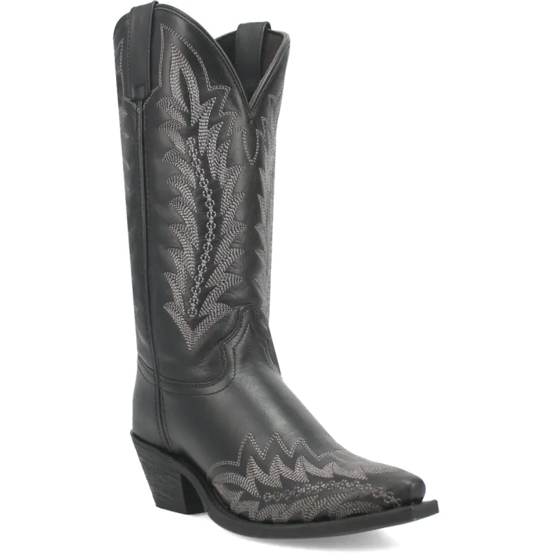 Laredo Womens Emmylee Black Leather Cowboy Boots sold by Laredo