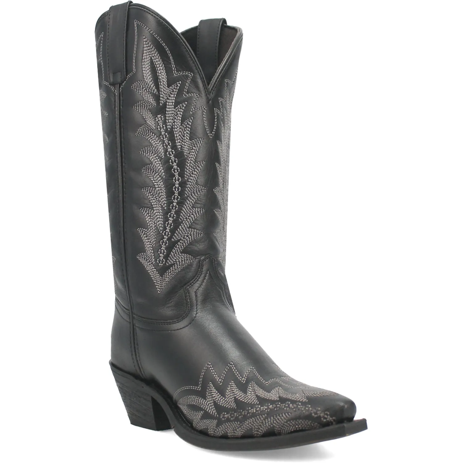 Laredo Womens Emmylee Black Leather Cowboy Boots sold by Laredo